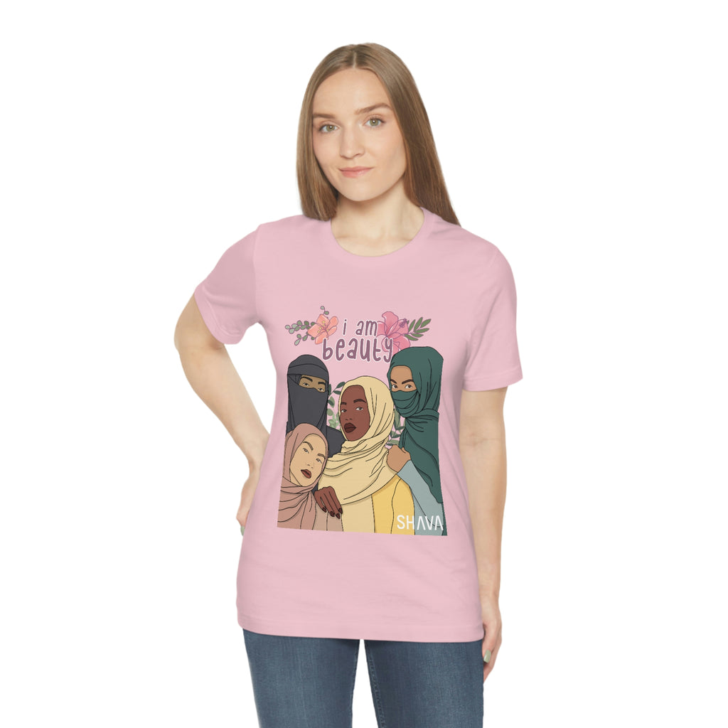 Affirmation Feminist Pro Choice T-Shirt Women’s Size - I Am A Beauty Printify