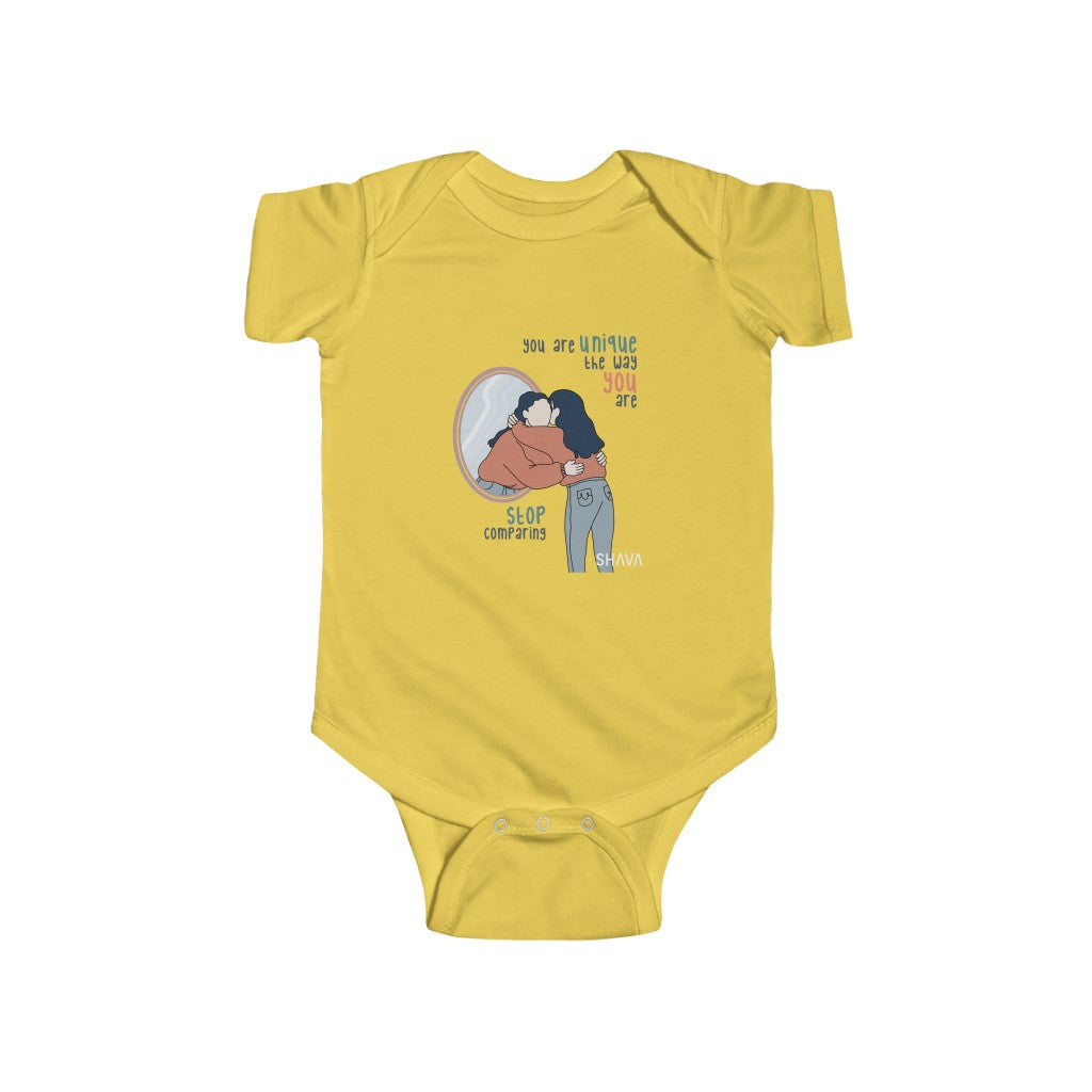 IAC KIDS Clothing  Infant Fine Jersey Bodysuit / You are Unique Printify