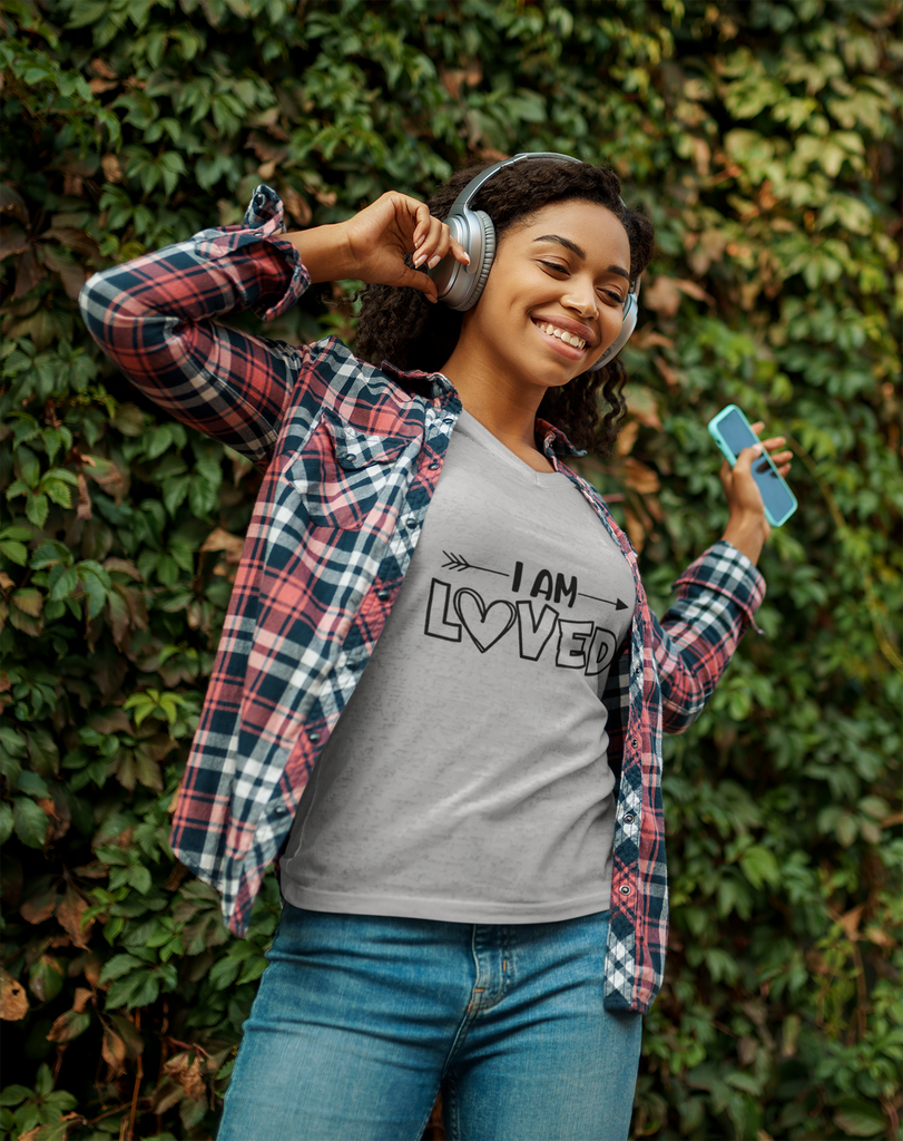 Affirmation Feminist Pro Choice T-Shirt Unisex Size - I am Loved Printify