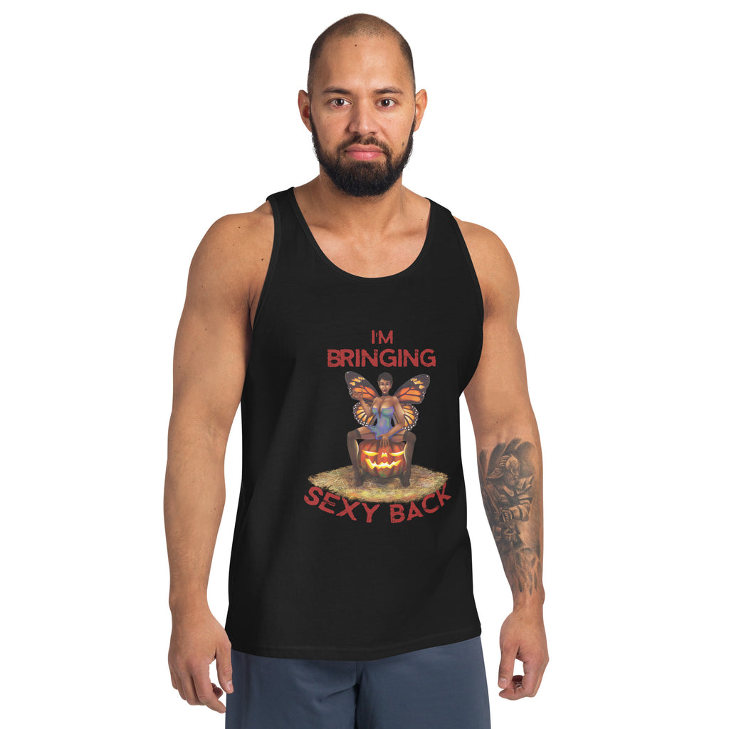 Halloween/ Men's Racerback Tank / Sexy Black SHAVA