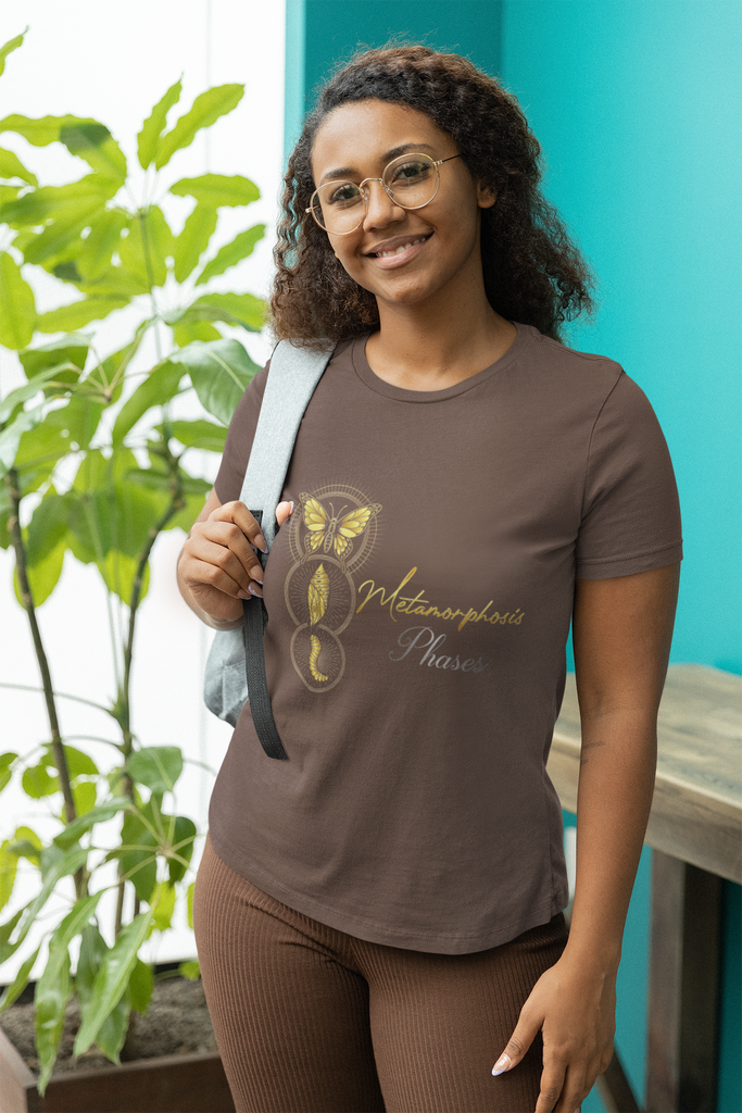 Yoga Spiritual Meditation Unisex Short Sleeve T-Shirt – Metamorphosis 555 Angel Number Printify