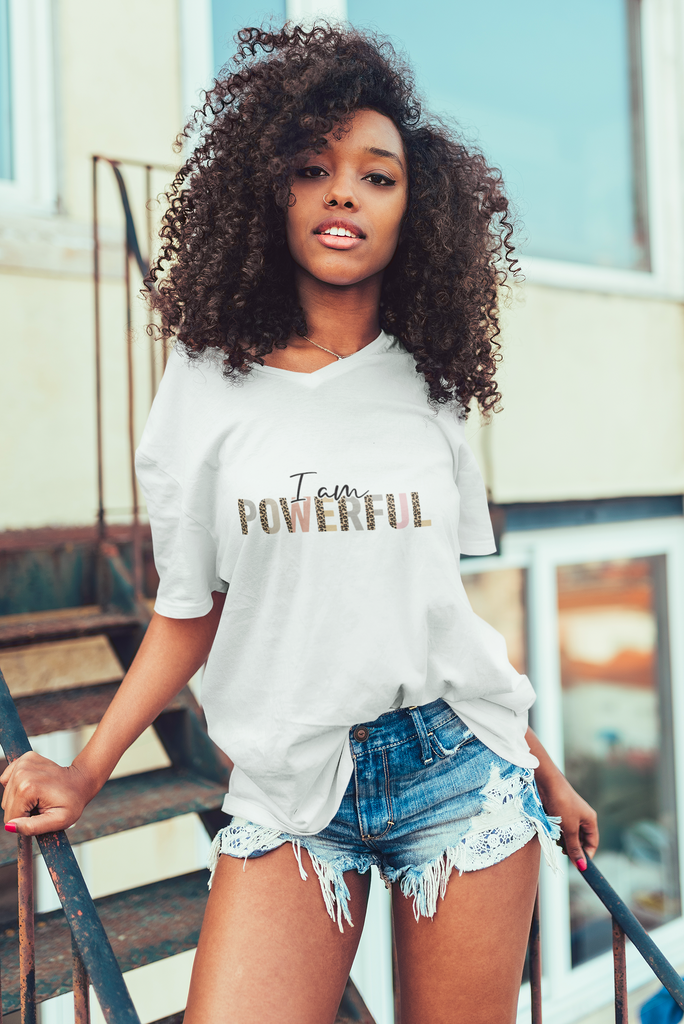 Affirmation Feminist Pro Choice T-Shirt Unisex Size - I am Powerful Printify