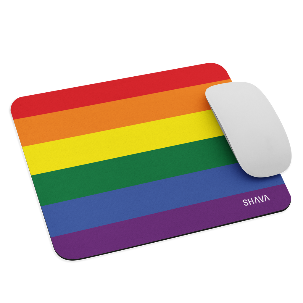 LGBTQ Accessories Mouse pad / Celebrating Pride Flag SHAVA