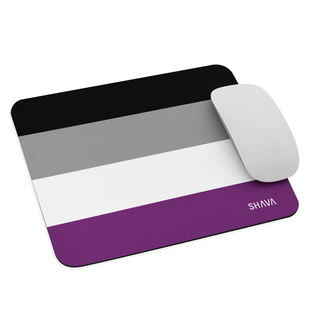 LGBTQ Accessories Mouse pad / Celebrating Asexual Flag SHAVA