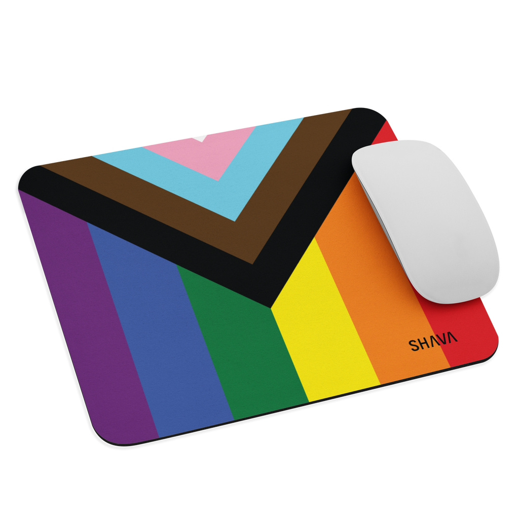 LGBTQ Accessories Mouse pad / Celebrating Progress Flag SHAVA