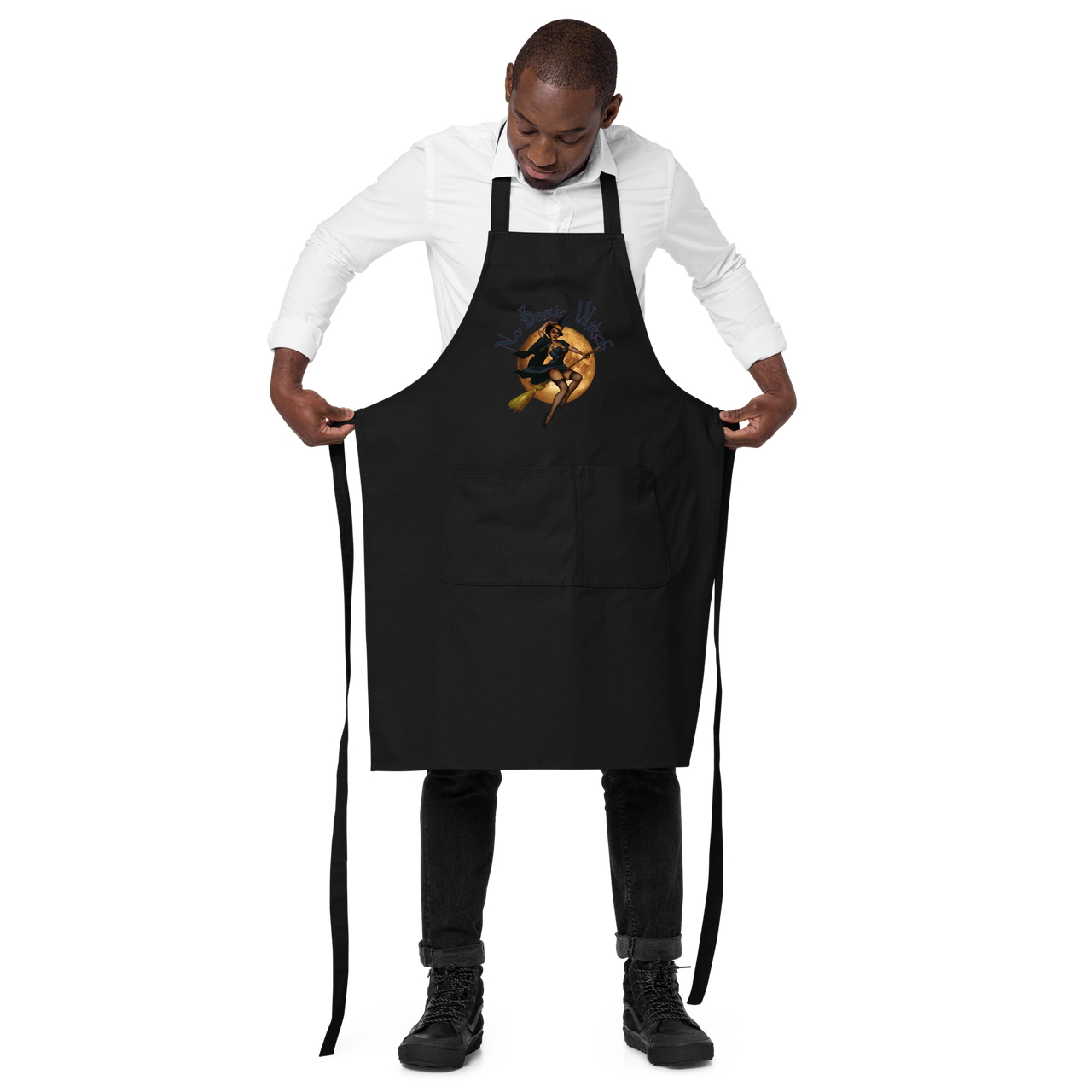 Halloween/Organic cotton apron/Big Witch Energy SHAVA