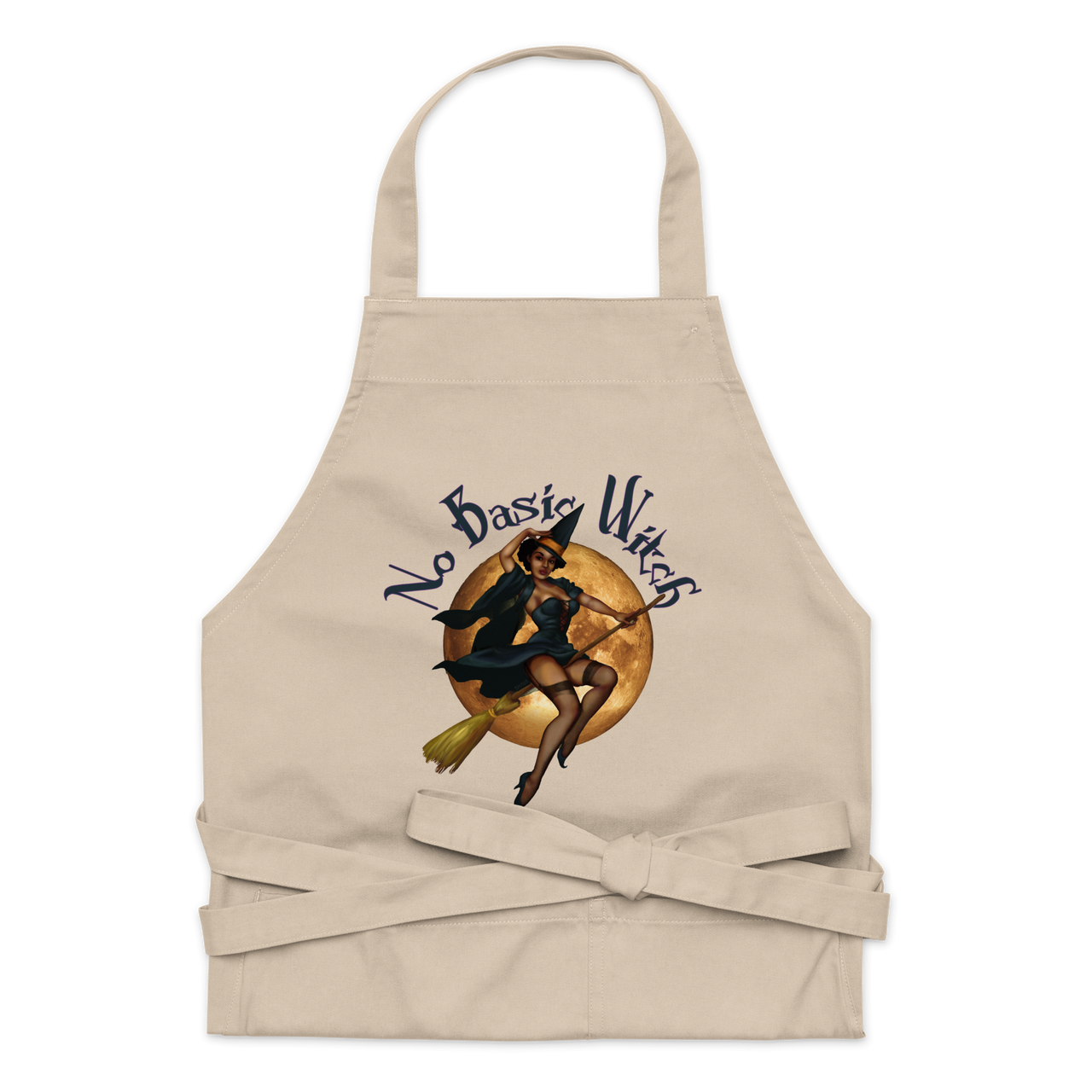 Halloween/Organic cotton apron/Big Witch Energy SHAVA