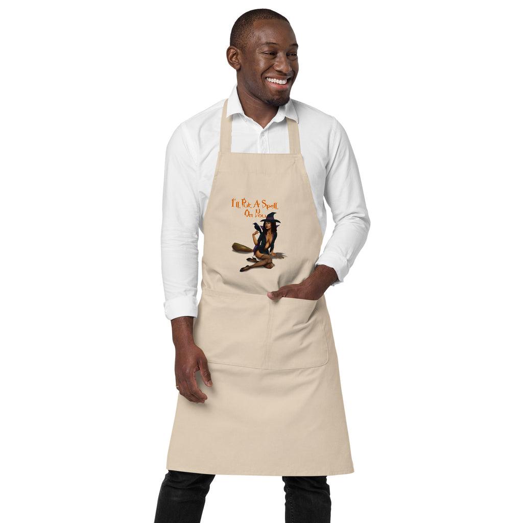 Halloween/Organic cotton apron/I will Spell On You SHAVA