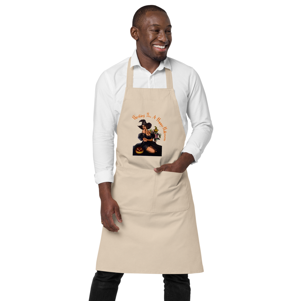 Halloween/Organic cotton apron/Amuni SHAVA