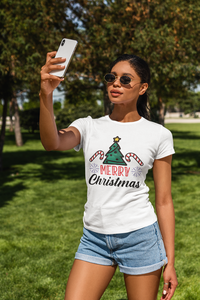 Classic Unisex Christmas T-shirt - Merry Christmas Printify