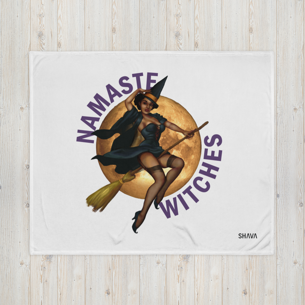 Halloween/Throw Blanket/Namaste Witches SHAVA