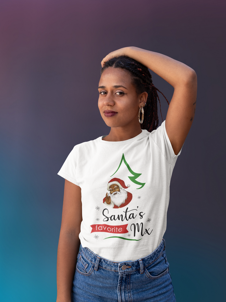 Classic Unisex Christmas T-shirt - Santa’s Favorite Mx Printify