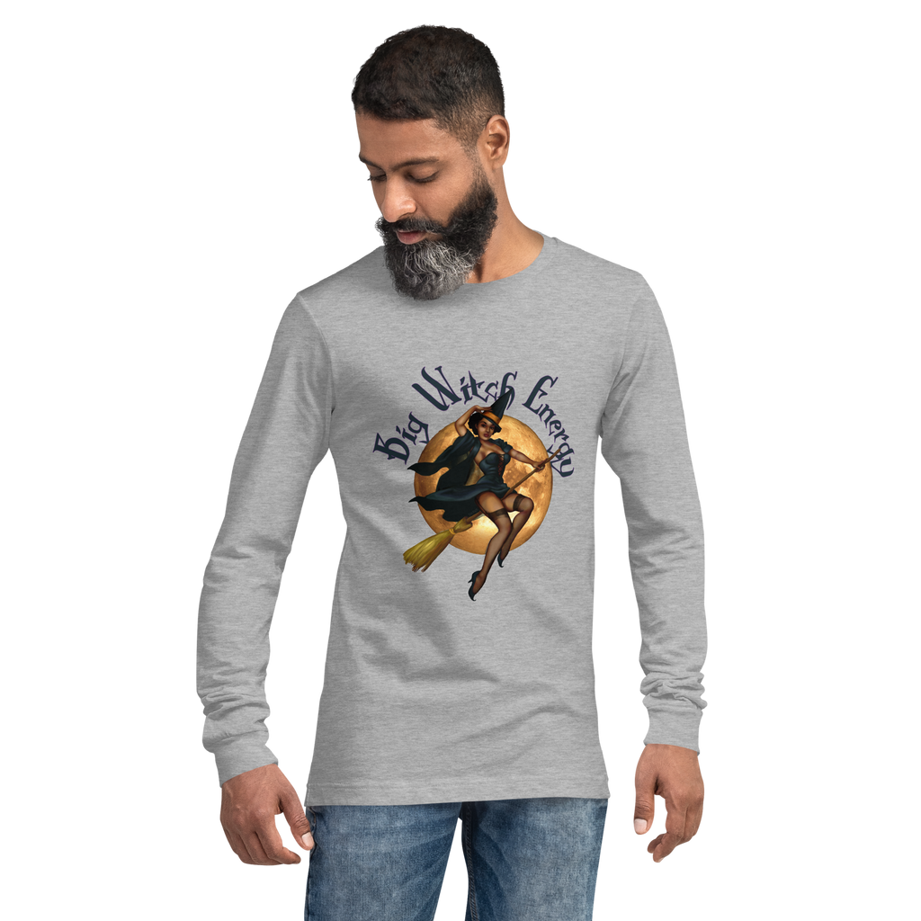 Halloween/Unisex Long Sleeve/Big Witch Energy SHAVA