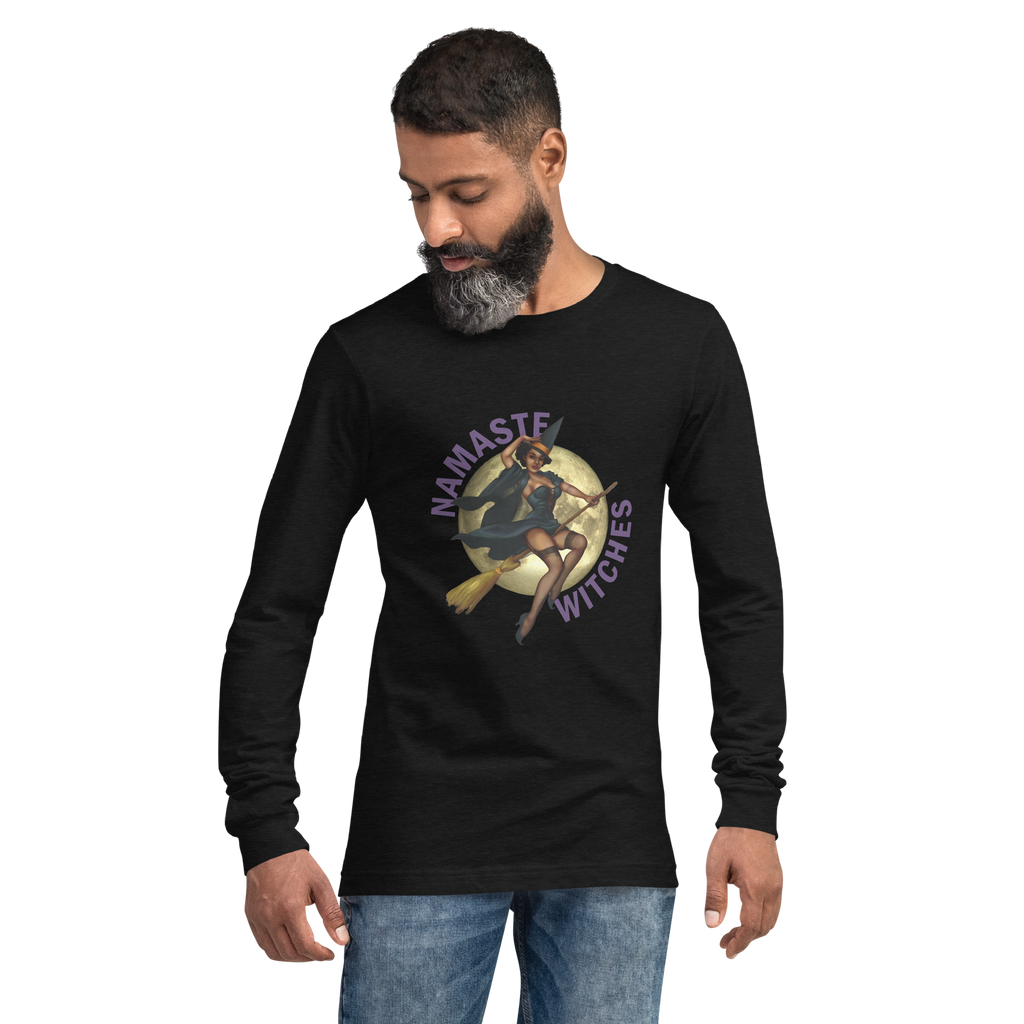 Halloween /Unisex Long Sleeve/Namaste Witches SHAVA