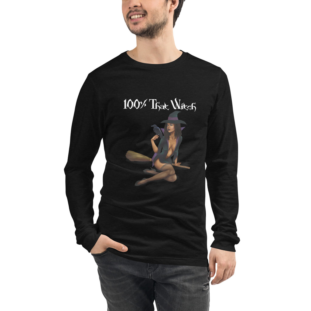 Halloween /Unisex Long Sleeve/100% That Witch SHAVA