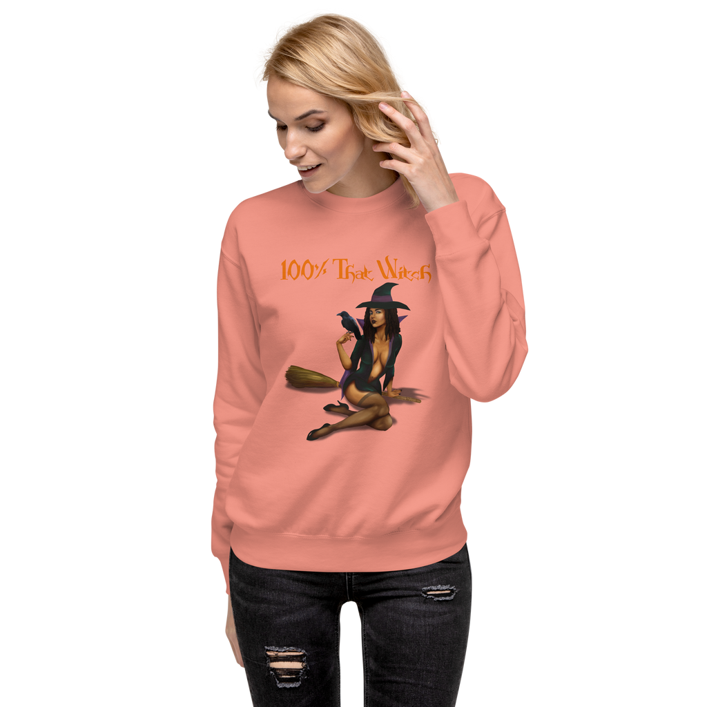 Halloween/Unisex Sweatshirt/100% That Witch SHAVA