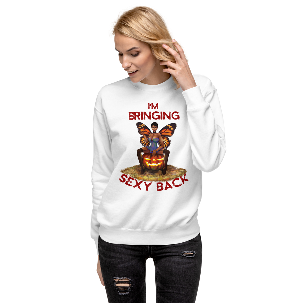 Halloween/Unisex Premium Sweatshirt/Sexy Back SHAVA