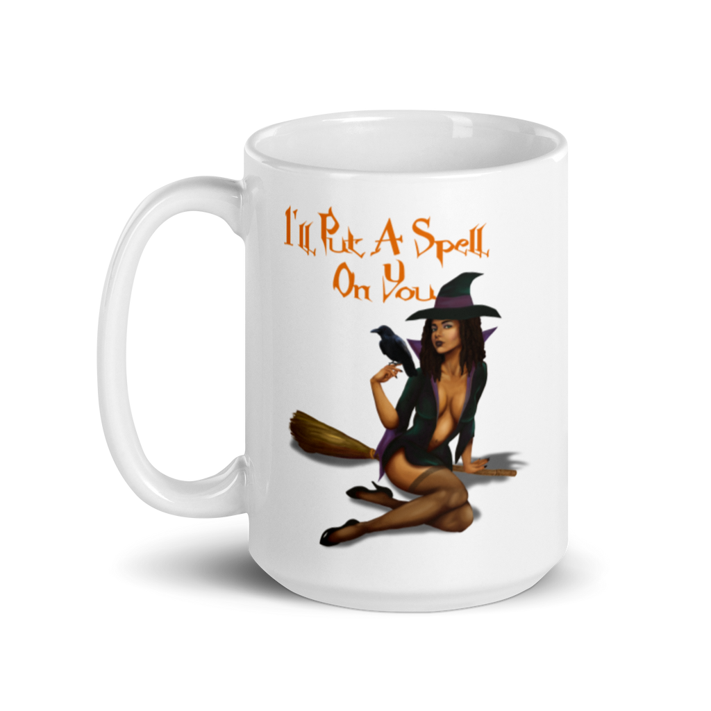 Halloween/White glossy mug/I'll Put a Spell On You SHAVA