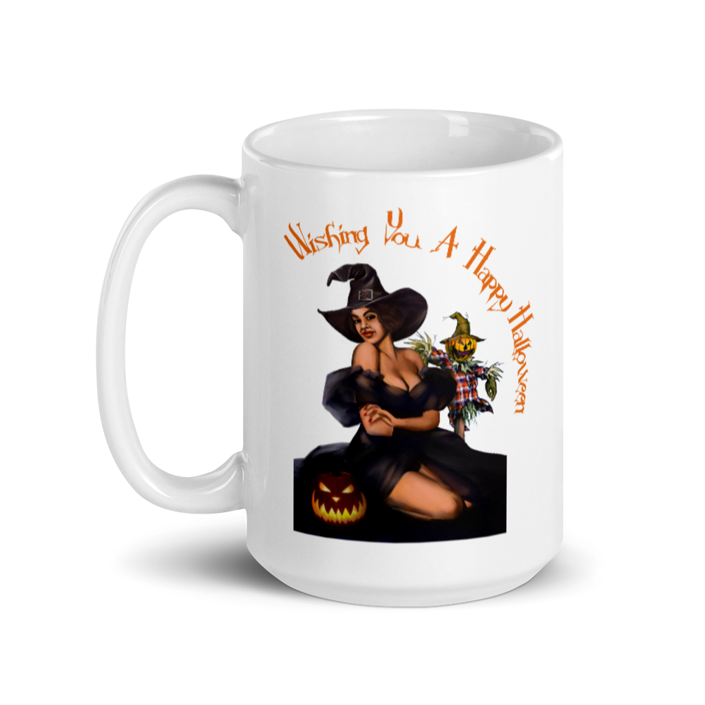 Halloween/White glossy mug/Amuni SHAVA