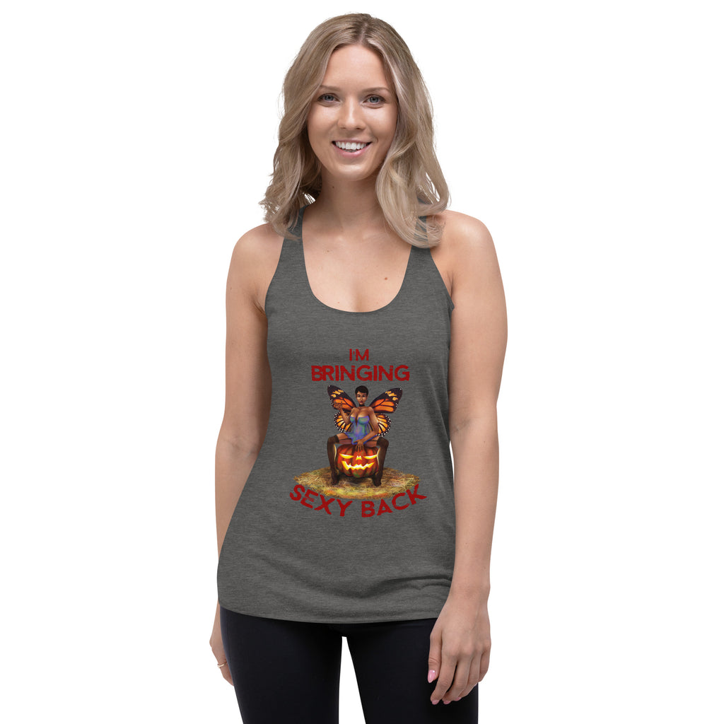 Halloween/Women's Racerback Tank / Sexy Black SHAVA