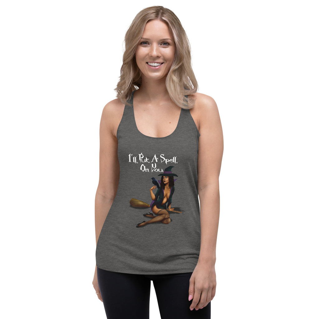 Halloween/Women's Racerback Tank/ I will Put a Spell on you SHAVA